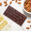 Cioccolato Keto Vegano con Mandorle Croccanti e MCT 80g